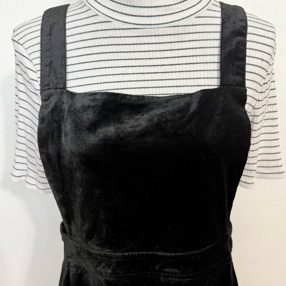 ModCloth velvet pinafore dress jumper Cupcake consultant size Large NWT - Picture 10 of 17